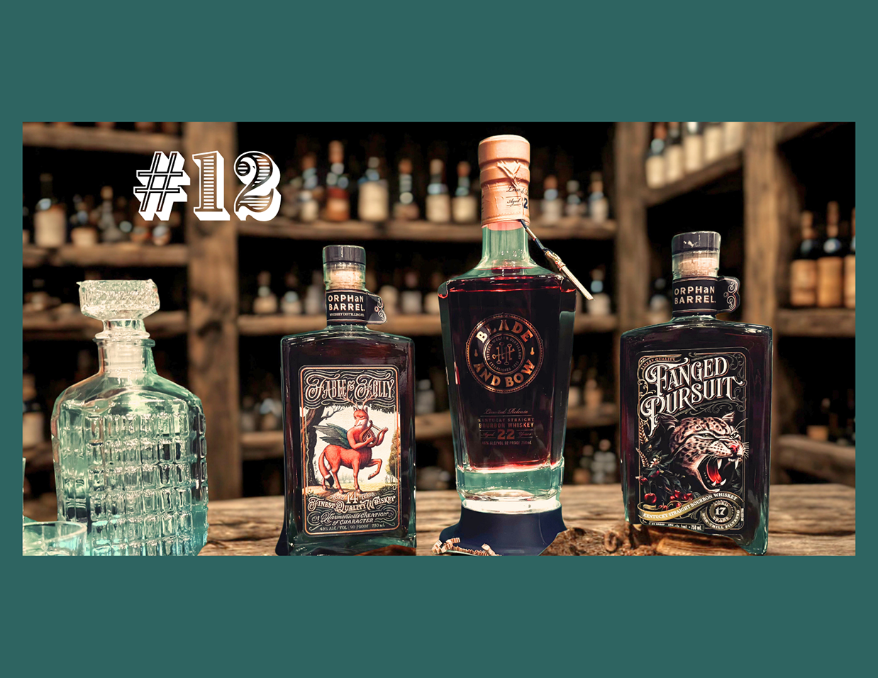 12TH ORPHAN BARREL W_ DECANTER SET