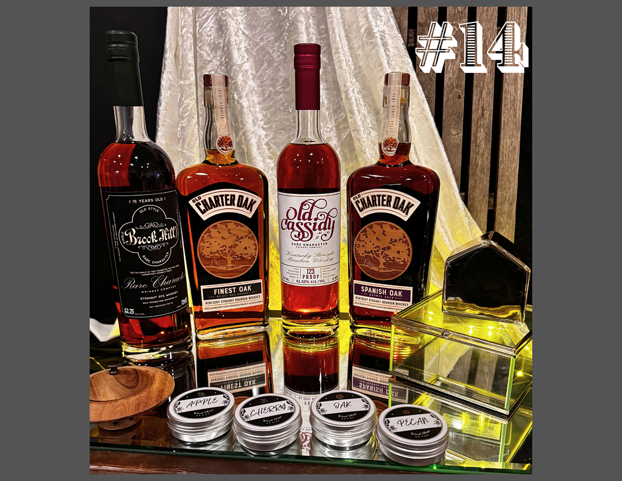 14TH BROOKHILL OAK HARTER W_ SMOKER SET