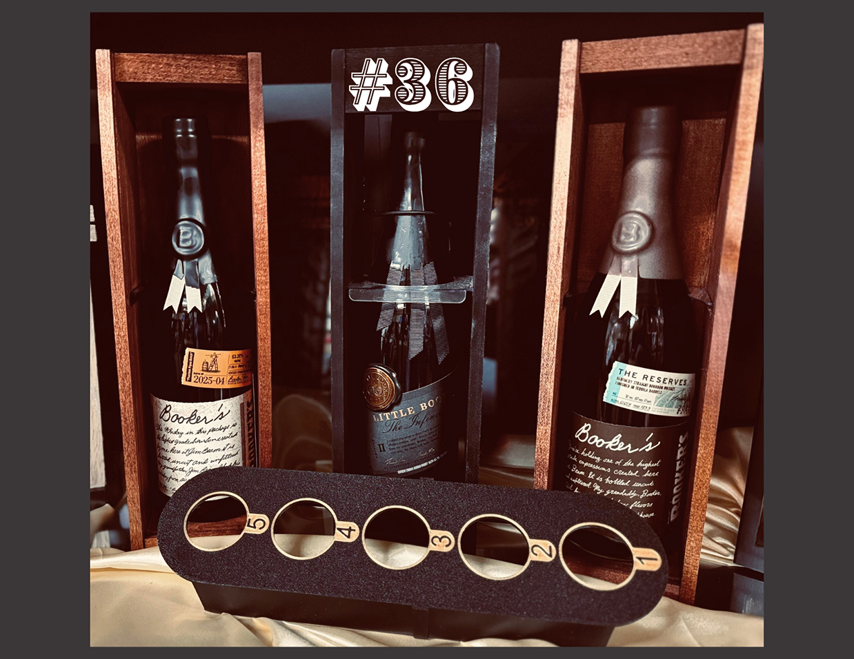 36TH BOOKER'S COLLECTION W_ SHOT TASTER