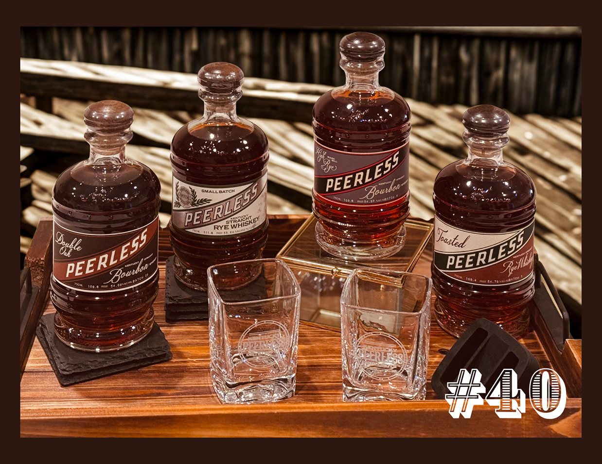 40TH PEERLESS COLLECTION W_ GLASS & ICE MOLD SET
