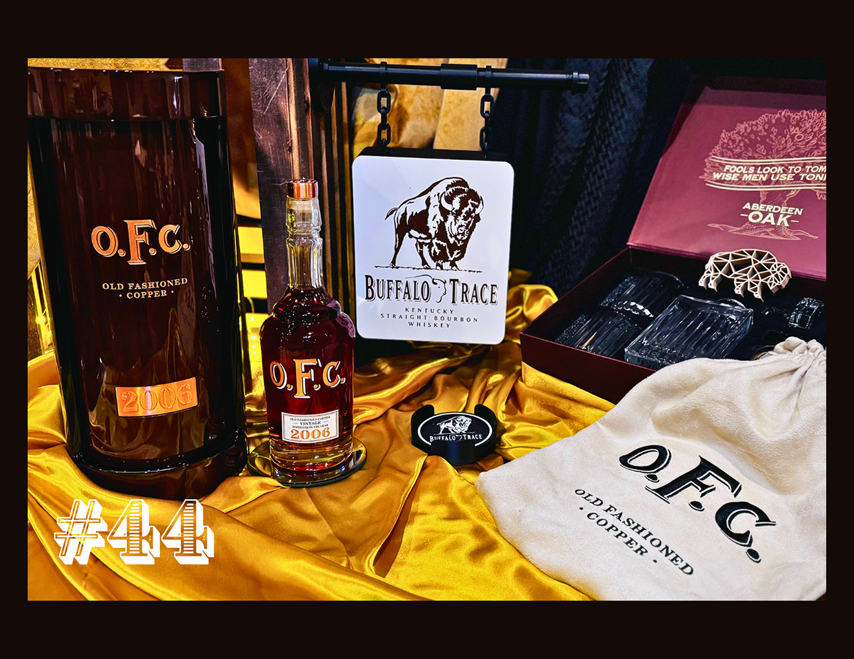 44TH O.F.C. 2006 W_ DECANTER SET AND SIGN